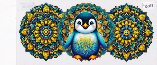 NA433 Penguin Mandala UVDTF Wrap
