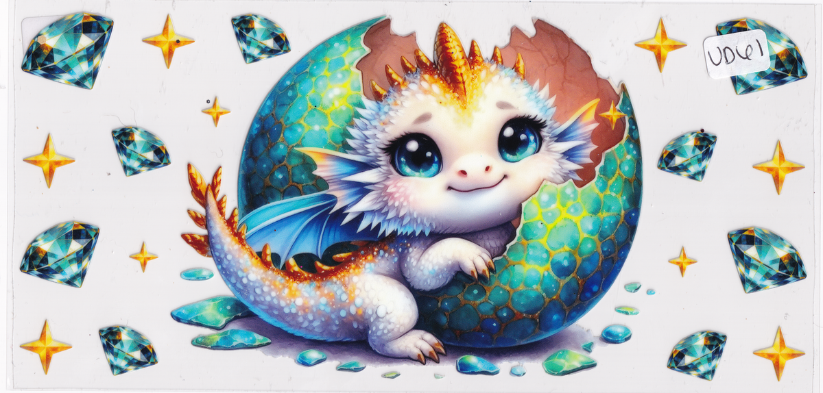 UD61 Baby Dragon UVDTF Wrap