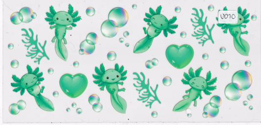 UD70 Axolotl Hearts UVDTF Wrap
