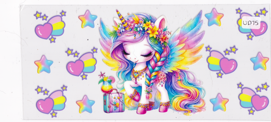 UD75 Unicorn Wings UVDTF Wrap