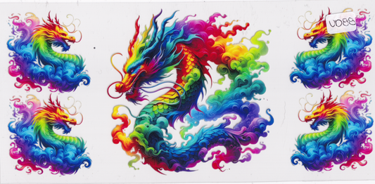 UD88 Rainbow Dragon UVDTF Wrap