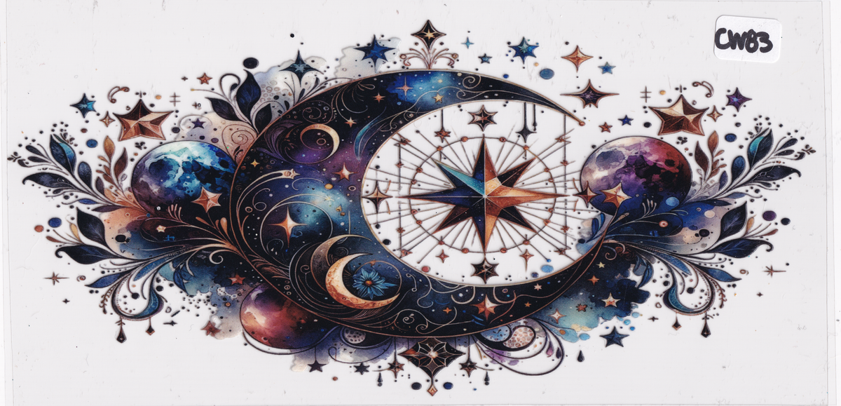 CW83 Astrology Stars UVDTF Wrap