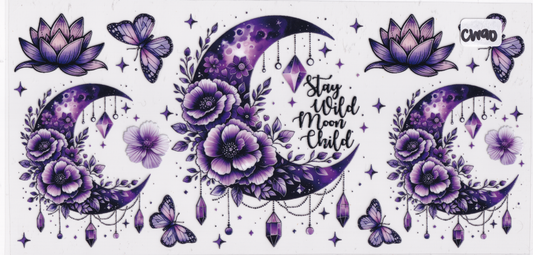 CW90 Moon Flowers UVDTF Wrap