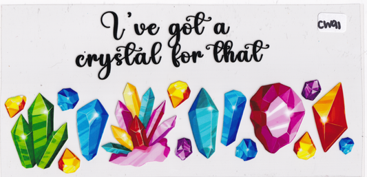 CW91 Crystals UVDTF Wrap