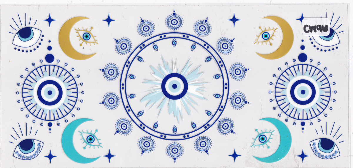 CW96 Moon Sun Evil Eye UVDTF Wrap
