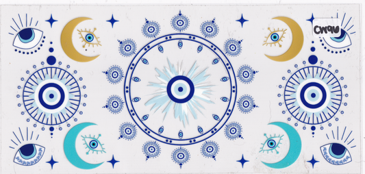 CW96 Moon Sun Evil Eye UVDTF Wrap