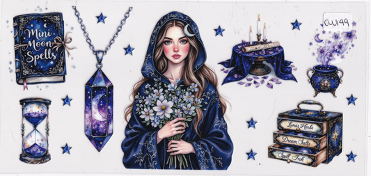 CW149 Astrology Witch UVDTF Wrap