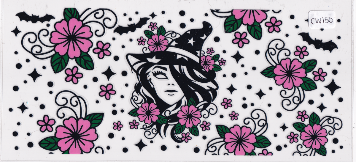 CW150 Witch Flowers UVDTF Wrap