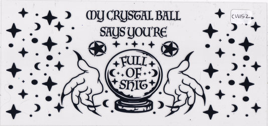 CW152 Astrology Stars Crystal Ball UVDTF Wrap