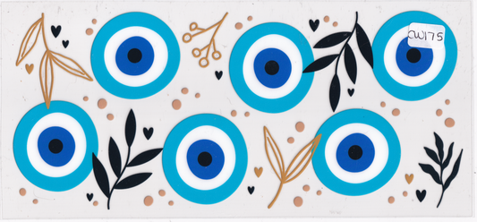 CW175 Evil Eye UVDTF Wrap