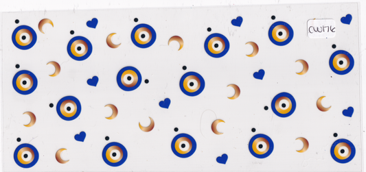 CW176 Evil Eye UVDTF Wrap
