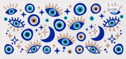 CW178 Evil Eye UVDTF Wrap