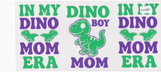 MA189 Mama Mom Dinosaur UVDTF Wrap