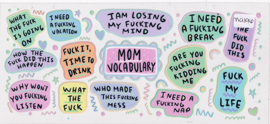 MA196 Mom Mama UVDTF Wrap