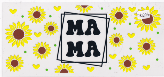 MA203 Mama Flowers UVDTF Wrap