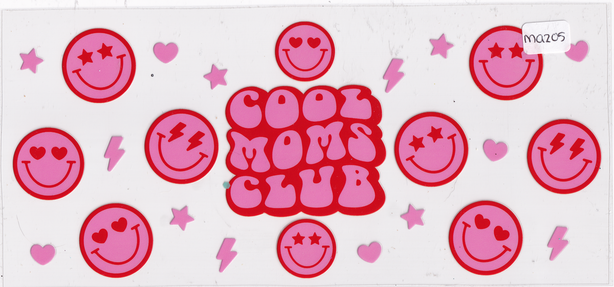 MA205 Cool Moms Club UVDTF Wrap