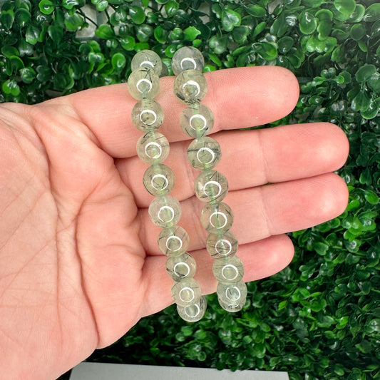 8mm Prehnite Bracelet